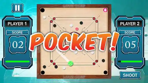 Play Real Carrom Pro 2 as an online game Real Carrom Pro 2 with UptoPlay