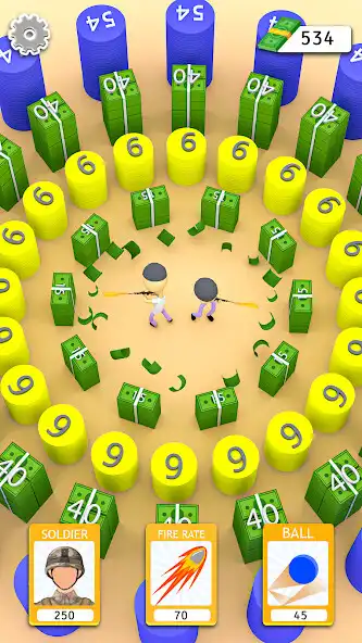 Play Real Coin rush Shooter Game as an online game Real Coin rush Shooter Game with UptoPlay