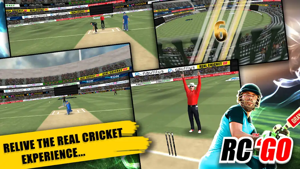 Play Real Cricket™ GO as an online game Real Cricket™ GO with UptoPlay