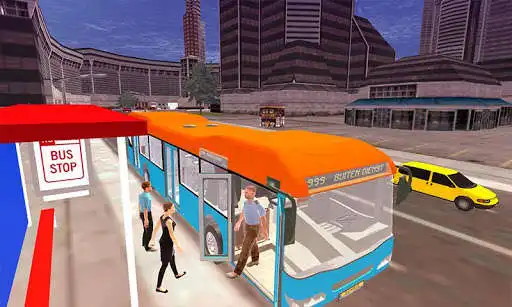 Play Real Euro City Coach Bus Driving Simulator 2020 as an online game Real Euro City Coach Bus Driving Simulator 2020 with UptoPlay