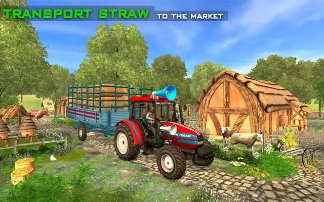 Play Real farming cargo tractor simulator 2018