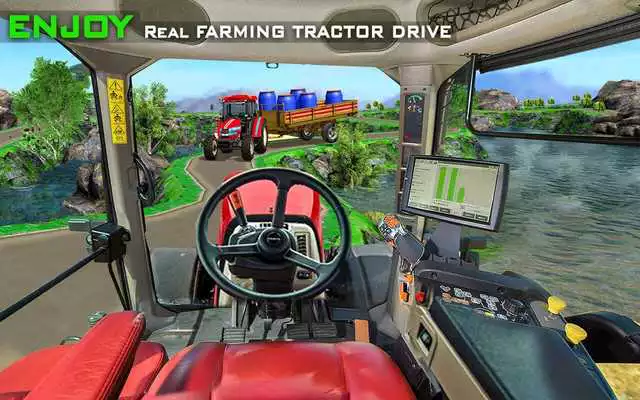 Play Real farming cargo tractor simulator 2018