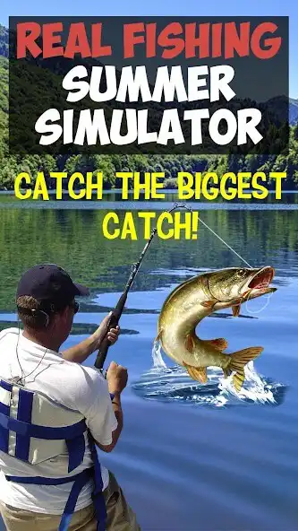 Play Real Fishing Summer Simulator  and enjoy Real Fishing Summer Simulator with UptoPlay