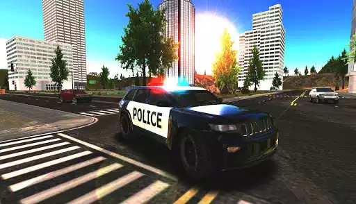 Play Real Police City Simulation as an online game Real Police City Simulation with UptoPlay