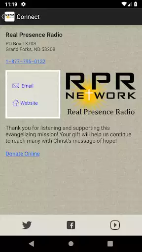 Play Real Presence Radio