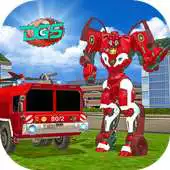 Free play online Real Robot Firefighter Truck : Robot Super Truck APK