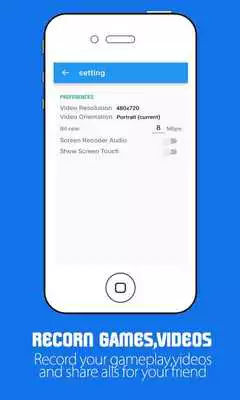 Play Record your screen - Record game  record video HD