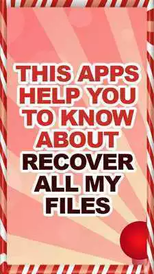 Play Recover All My Files Help