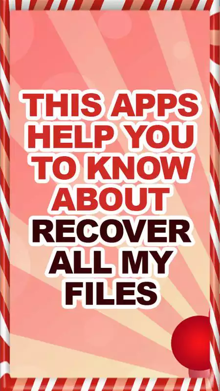 Play Recover All My Files Help