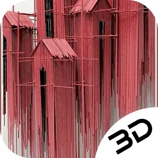 Free play online Red Abstract House Depth Live Wallpaper  APK