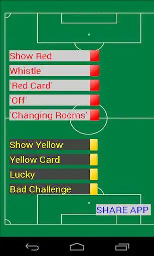 Play APK Red Card Ref  and enjoy Red Card Ref with UptoPlay com.electricfish.redcard