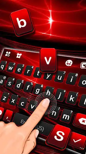 Play Red Flash 3D Keyboard Background as an online game Red Flash 3D Keyboard Background with UptoPlay