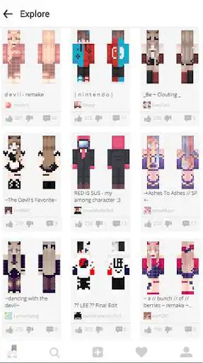 Play Red Horns Skins For Minecraft  and enjoy Red Horns Skins For Minecraft with UptoPlay