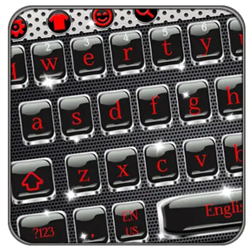 Play Red Metal Gun Keyboard APK