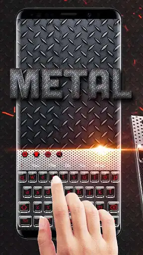 Play Red Metal Gun Keyboard  and enjoy Red Metal Gun Keyboard with UptoPlay