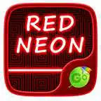 Free play online Red Neon GO Keyboard Theme  APK