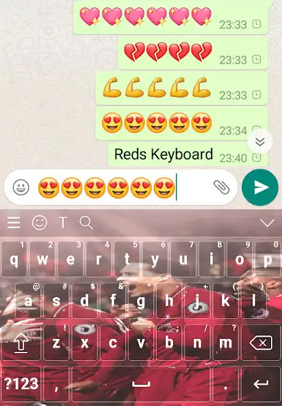 Play Reds Liverpool Keyboard Emoji  as an online game Reds Liverpool Keyboard Emoji  with UptoPlay