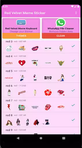 Play Red Velvet Meme Sticker For WhatsApp  and enjoy Red Velvet Meme Sticker For WhatsApp with UptoPlay