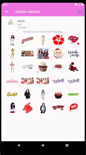 Play Red Velvet Meme Sticker For WhatsApp as an online game Red Velvet Meme Sticker For WhatsApp with UptoPlay