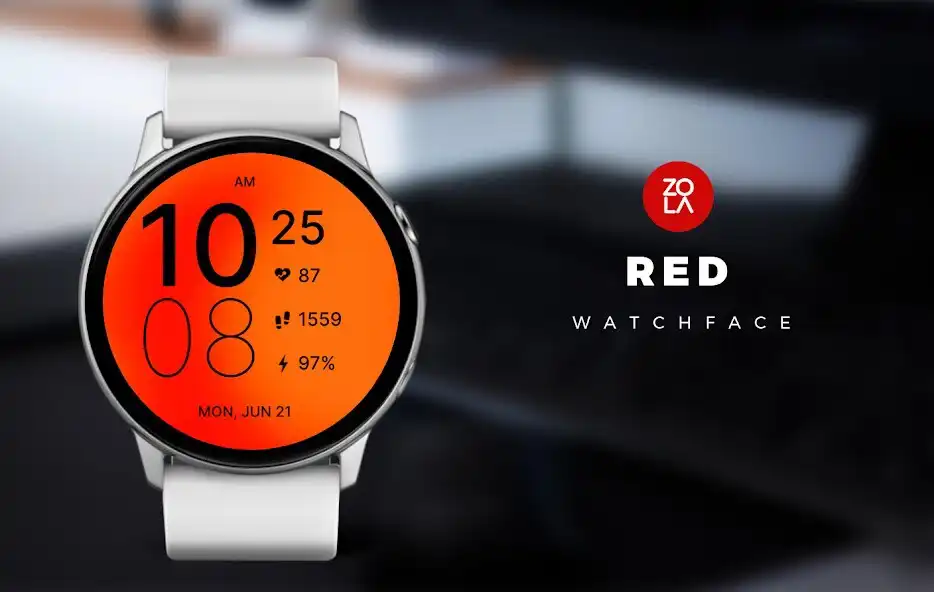 Play Red Watch Face  and enjoy Red Watch Face with UptoPlay