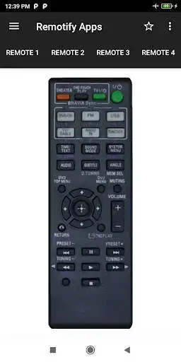 Play Remote For SONY AV SYSTEM  and enjoy Remote For SONY AV SYSTEM with UptoPlay