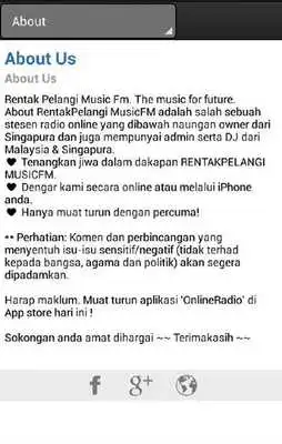 Play Rentak Pelangi Music Fm