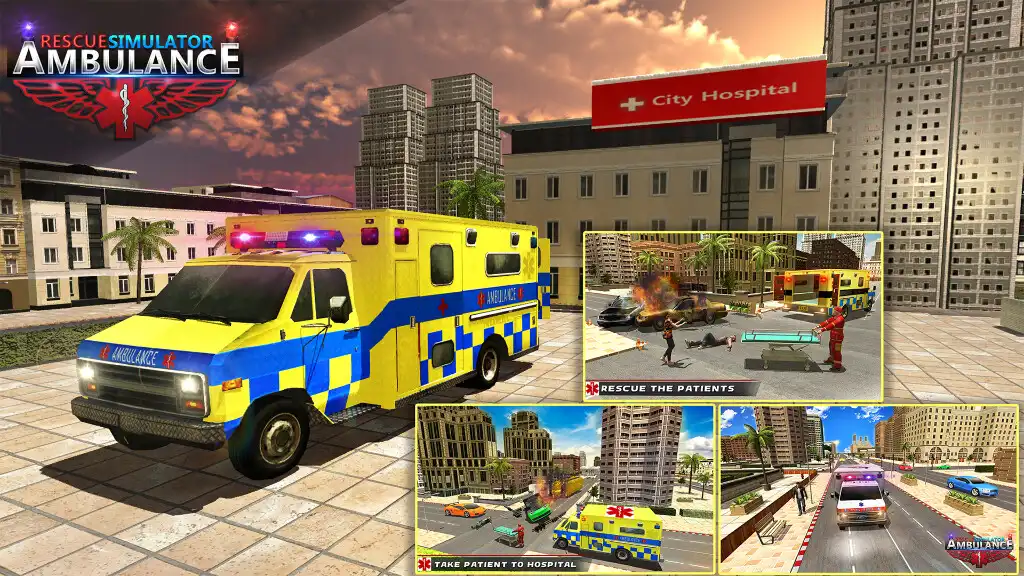 Play Rescue Simulator：Ambulance  and enjoy Rescue Simulator：Ambulance with UptoPlay