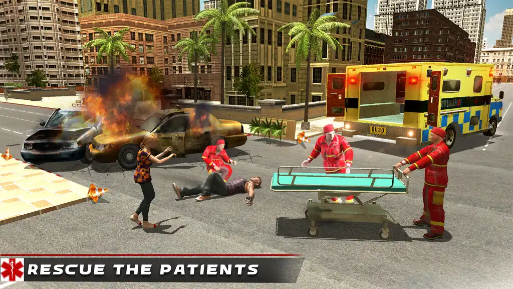 Play Rescue Simulator：Ambulance as an online game Rescue Simulator：Ambulance with UptoPlay