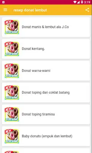 Play resep donat lembut  and enjoy resep donat lembut with UptoPlay