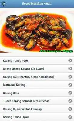 Play Resep Masakan Kerang