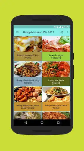 Play Resep Masakan Mie as an online game Resep Masakan Mie with UptoPlay