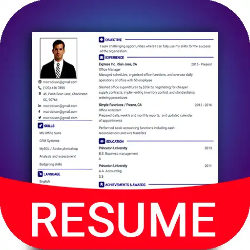 Play Resume Builder App, CV maker APK