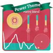 Free play online Retro band Poweramp Skin APK