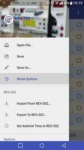 Play APK REV-302 Manager  and enjoy REV-302 Manager with UptoPlay com.novatek.gregory812.rev_302managernovatek_electro