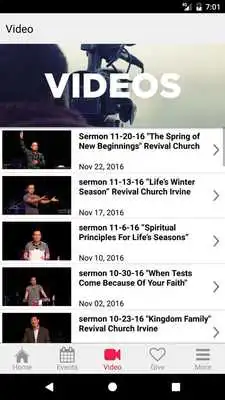 Play Revival Church App