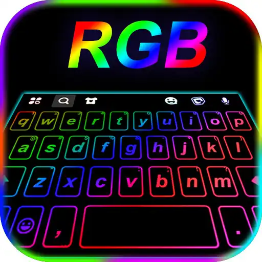 Play RGB Neon Keyboard Background APK