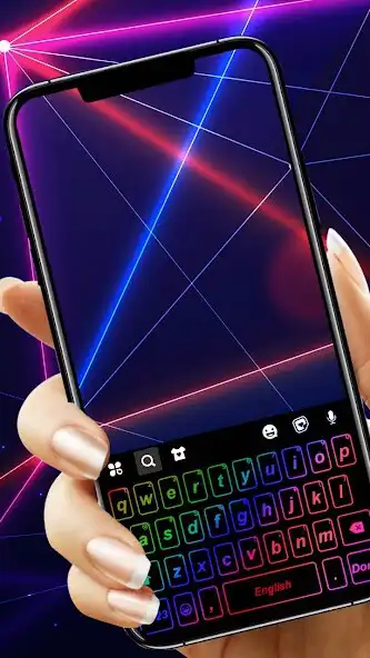 Play RGB Neon Keyboard Background as an online game RGB Neon Keyboard Background with UptoPlay