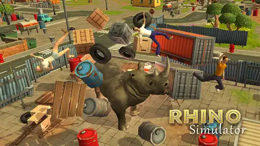 Play Rhino Simulator 3D