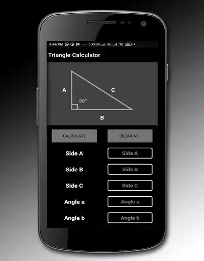 Play Right Angled Triangle Calculator and Solver as an online game Right Angled Triangle Calculator and Solver with UptoPlay