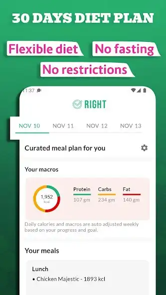 Play RIGHT - Lose Weight App as an online game RIGHT - Lose Weight App with UptoPlay