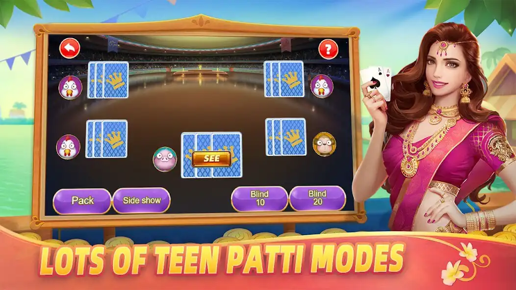 Play Rise Of Teen Patti  and enjoy Rise Of Teen Patti with UptoPlay