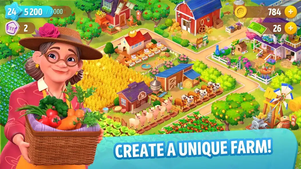 Play Riverside: Farm Village as an online game Riverside: Farm Village with UptoPlay