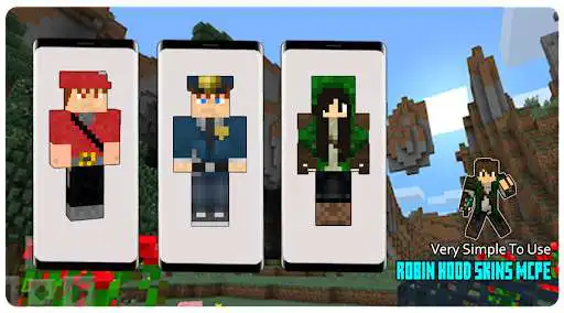 Play Robin Hood Skins for Minecraft as an online game Robin Hood Skins for Minecraft with UptoPlay