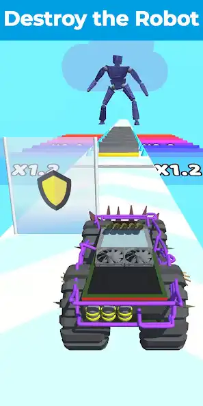 Play RoboCar Runner 3D as an online game RoboCar Runner 3D with UptoPlay