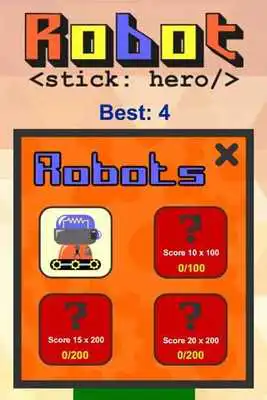 Play Robot Stick Hero Free