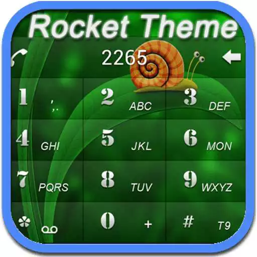 Free play online RocketDial Green3rd Theme  APK