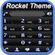 Free play online RocketDial Neon Black Theme  APK