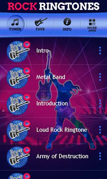 Play Rock Ringtones as an online game Rock Ringtones with UptoPlay