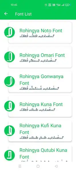 Play Rohingya Font Styles as an online game Rohingya Font Styles with UptoPlay