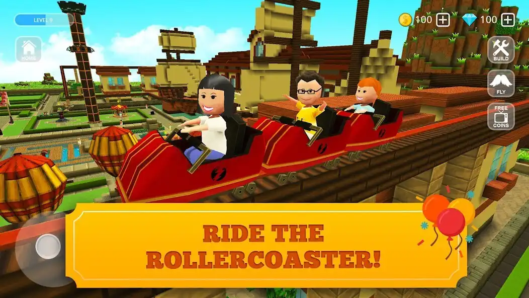 Play Roller Coaster Craft as an online game Roller Coaster Craft with UptoPlay